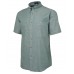 S/S Cotton Chambray Shirt Green Stitch 4CFS