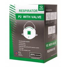 P2 Respirator With Valve (12pc)